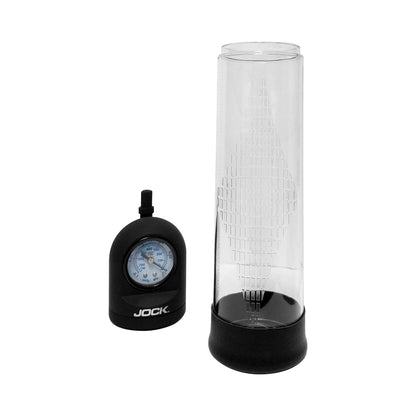 CURVE NOVELTIES - JOCK PUMP UP GAUGE PENIS PUMP WITH PULL ROD