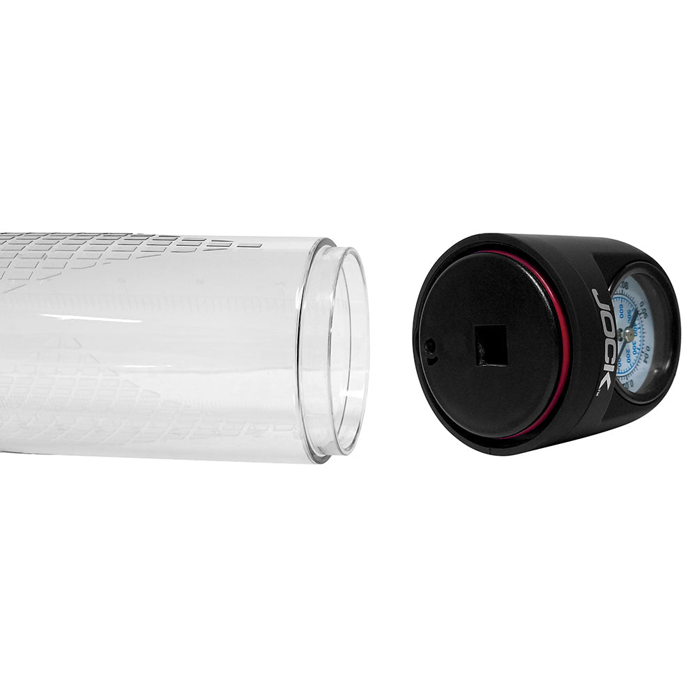 JOCK PUMP UP GAUGE PENIS PUMP WITH PULL ROD