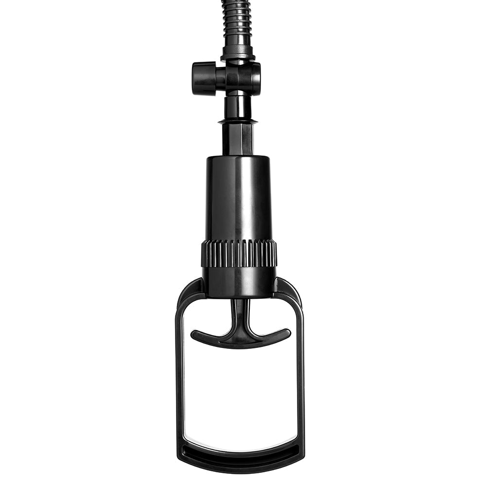 CURVE NOVELTIES - JOCK PUMP UP GAUGE PENIS PUMP WITH PULL ROD