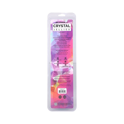 DOC JOHNSON - CRYSTAL JELLIES 12 IN. BIG BOY TEAL
