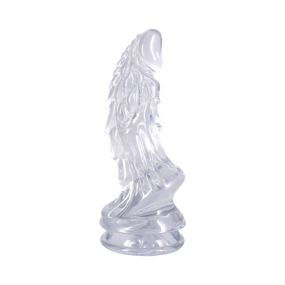 CRYSTAL JELLIES INVADER 8.5 IN. DILDO CLEAR