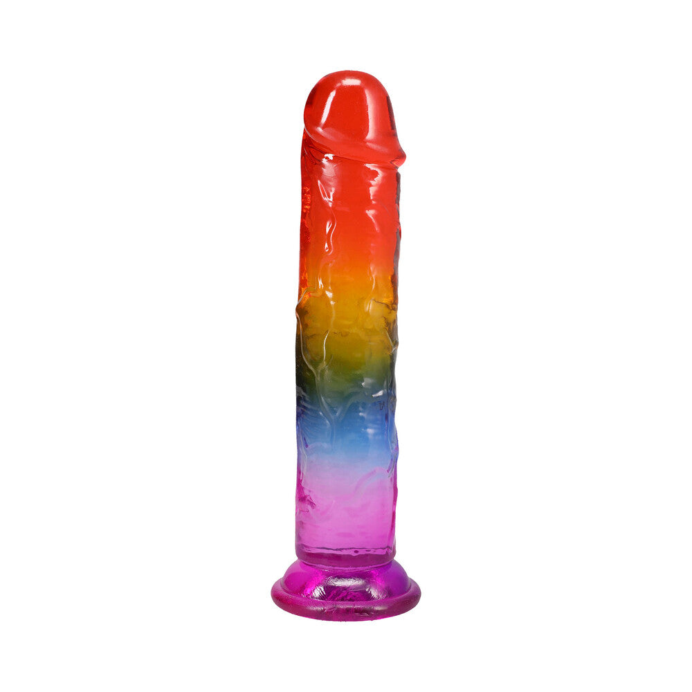 CRYSTAL JELLIES 8.5 IN. DONG RAINBOW