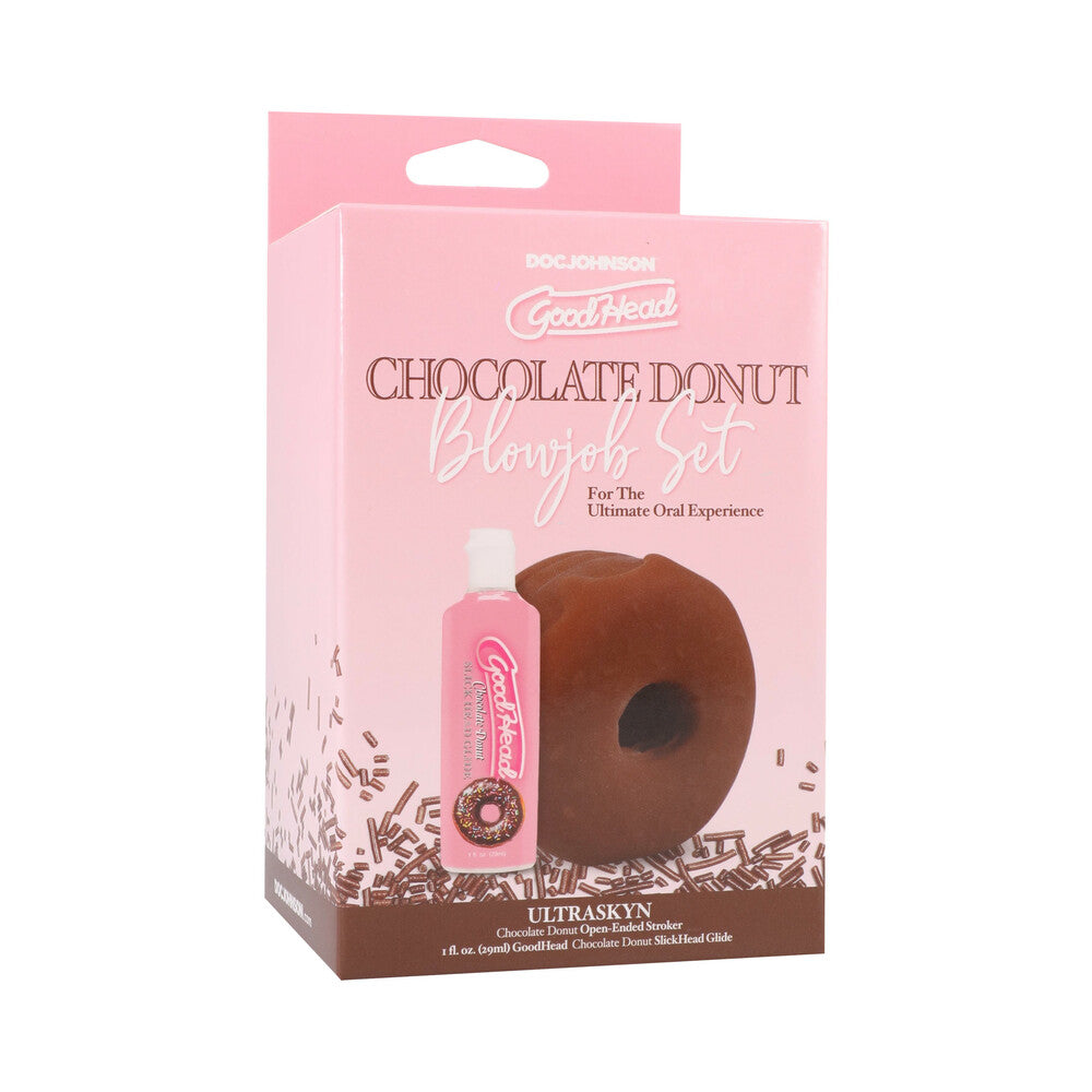 DOC JOHNSON - GOODHEAD CHOCOLATE DONUT BLOWJOB SET