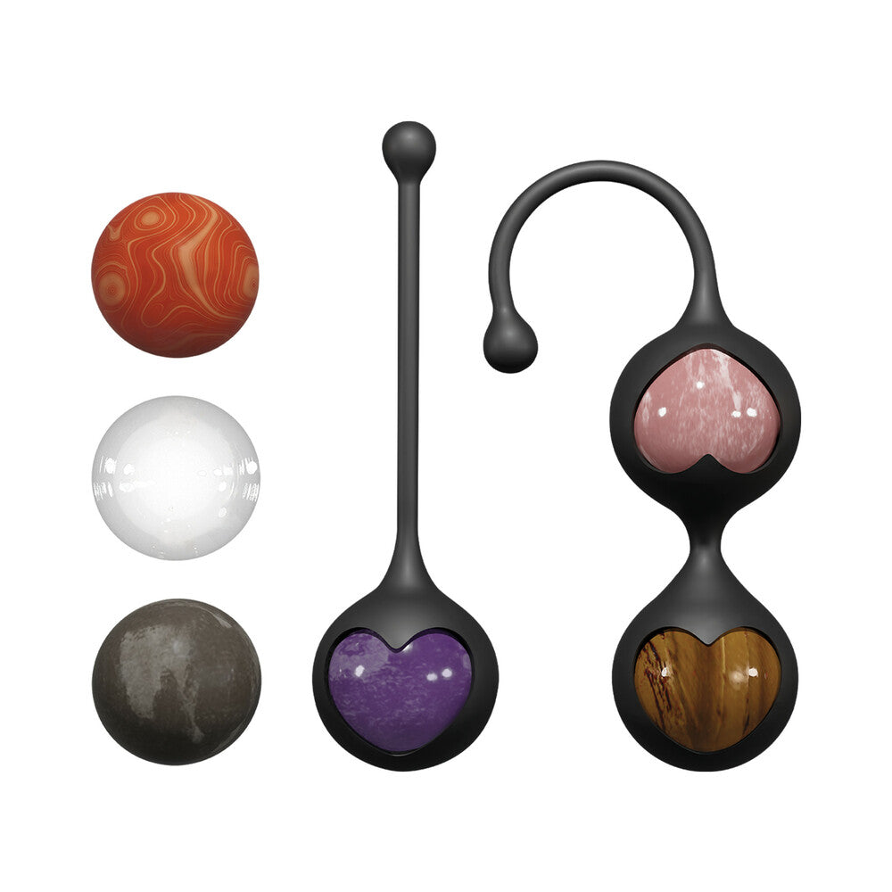DOC JOHNSON - ADRIEN LASTIC HARMONY STONES BLACK