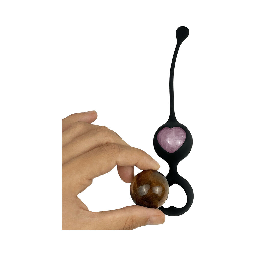DOC JOHNSON - ADRIEN LASTIC HARMONY STONES BLACK