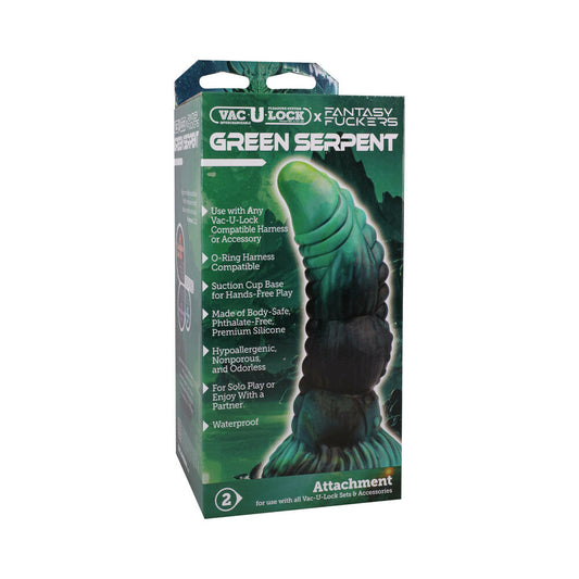 DOC JOHNSON - VAC-U-LOCK X FANTASY FUCKERS GREEN SERPENT