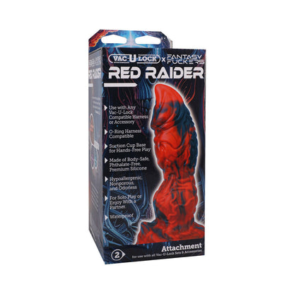 DOC JOHNSON - VAC-U-LOCK X FANTASY FUCKERS RED RAIDER RED/BLACK