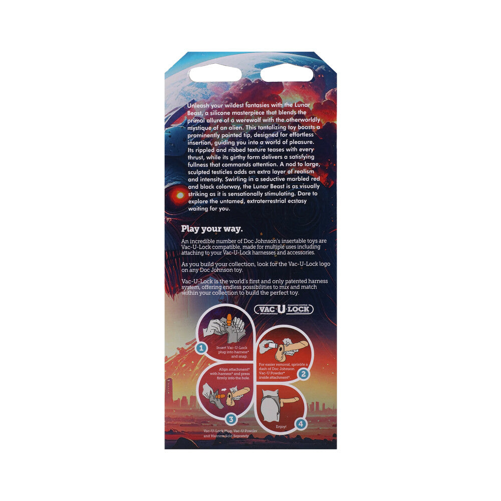 VAC-U-LOCK X FANTASY FUCKERS RED RAIDER RED/BLACK