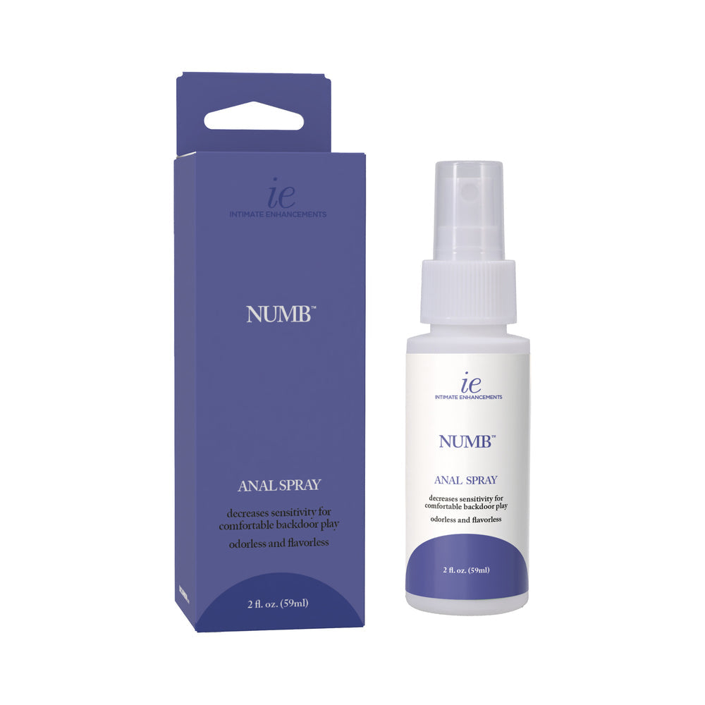 INTIMATE ENHANCEMENTS NUMB ANAL NUMBING SPRAY 2 OZ.