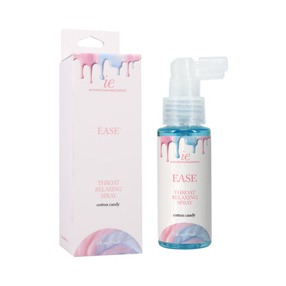 INTIMATE ENHANCEMENTS EASE THROAT RELAXING SPRAY COTTON CANDY 2 OZ.