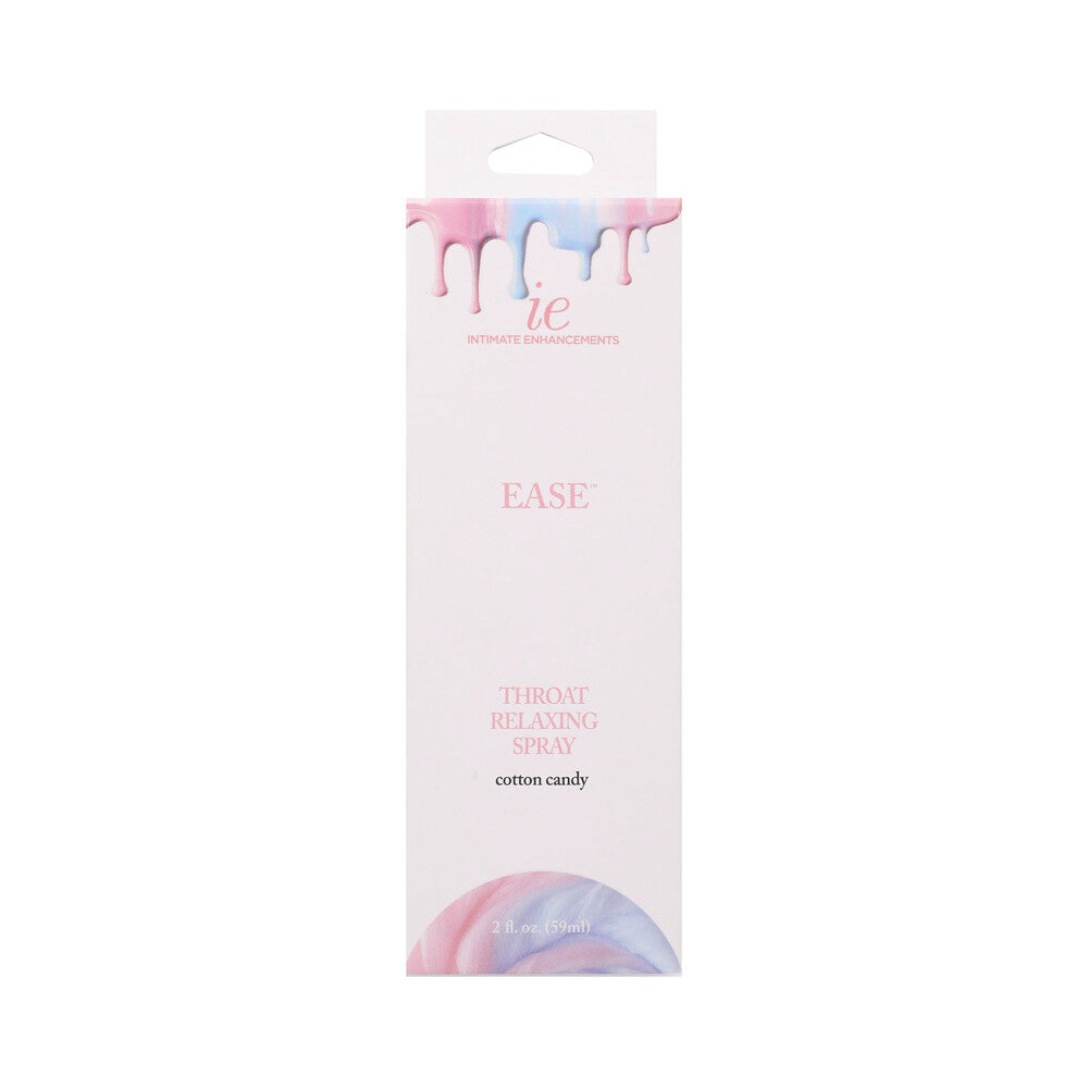 INTIMATE ENHANCEMENTS EASE THROAT RELAXING SPRAY COTTON CANDY 2 OZ.
