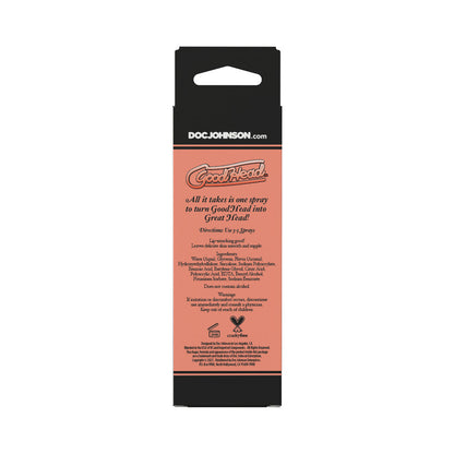 GOODHEAD JUICY HEAD COCKTAILS DRY MOUTH SPRAY PEACH BELLINI 2 OZ.