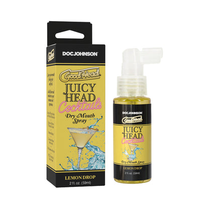 DOC JOHNSON - GOODHEAD JUICY HEAD COCKTAILS DRY MOUTH SPRAY LEMON DROP 2 OZ.