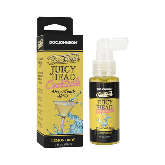 DOC JOHNSON - GOODHEAD JUICY HEAD COCKTAILS DRY MOUTH SPRAY LEMON DROP 2 OZ.