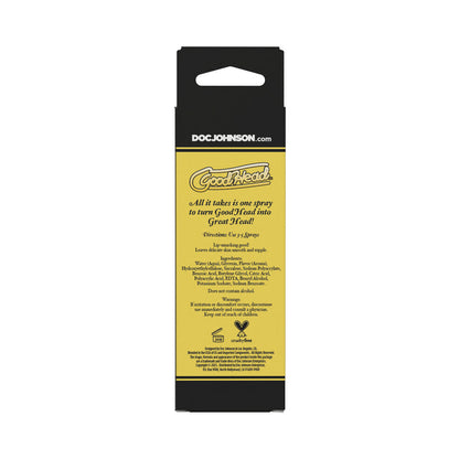 DOC JOHNSON - GOODHEAD JUICY HEAD COCKTAILS DRY MOUTH SPRAY LEMON DROP 2 OZ.