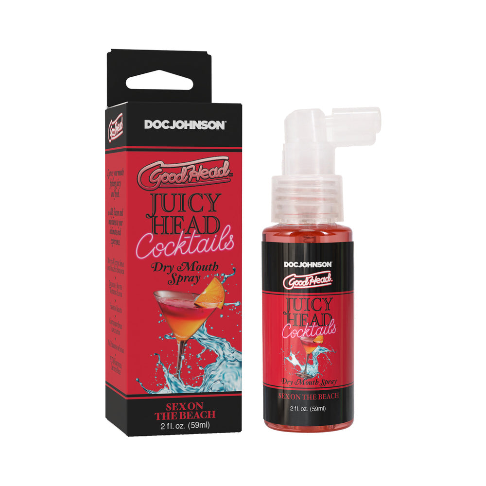 GOODHEAD JUICY HEAD COCKTAILS DRY MOUTH SPRAY SEX ON THE BEACH 2 OZ.