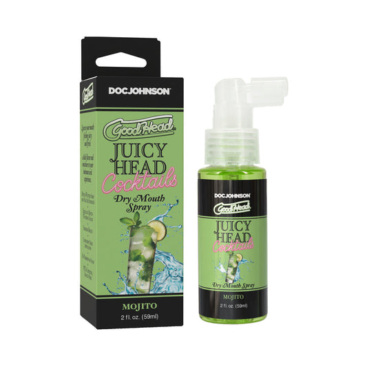 DOC JOHNSON - GOODHEAD JUICY HEAD COCKTAILS DRY MOUTH SPRAY MOJITO 2 OZ.