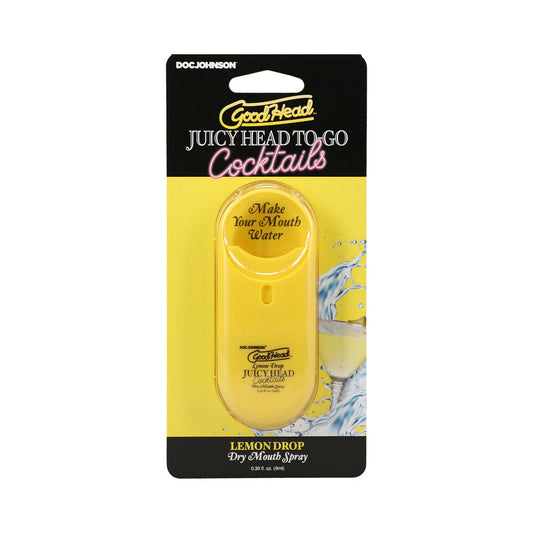 DOC JOHNSON - GOODHEAD JUICY HEAD COCKTAILS DRY MOUTH SPRAY TO-GO LEMON DROP