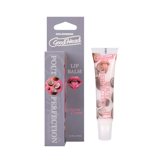 DOC JOHNSON - GOODHEAD POUT PERFECTION LIP BALM COCONUT CREAM
