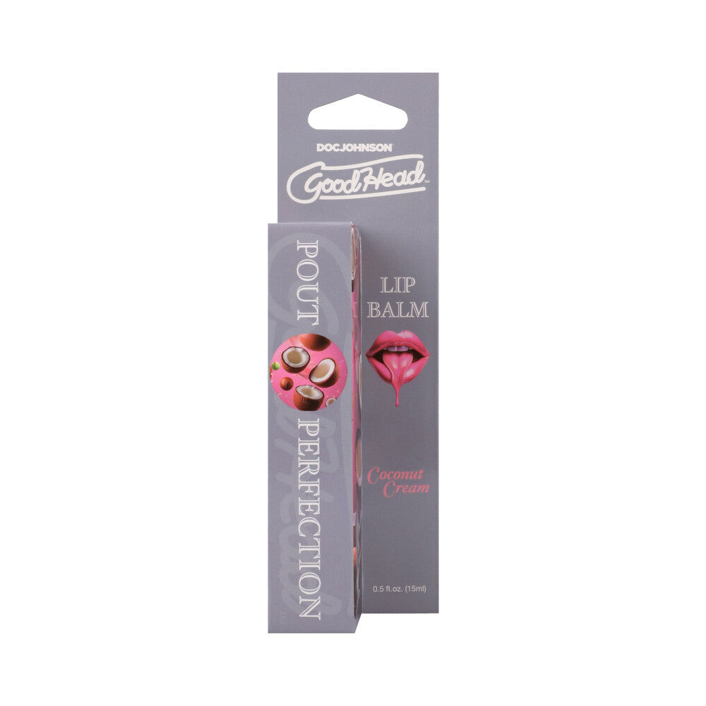 DOC JOHNSON - GOODHEAD POUT PERFECTION LIP BALM COCONUT CREAM