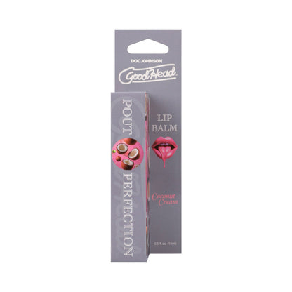DOC JOHNSON - GOODHEAD POUT PERFECTION LIP BALM COCONUT CREAM