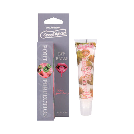 DOC JOHNSON - GOODHEAD POUT PERFECTION LIP BALM KIWI STRAWBERRY