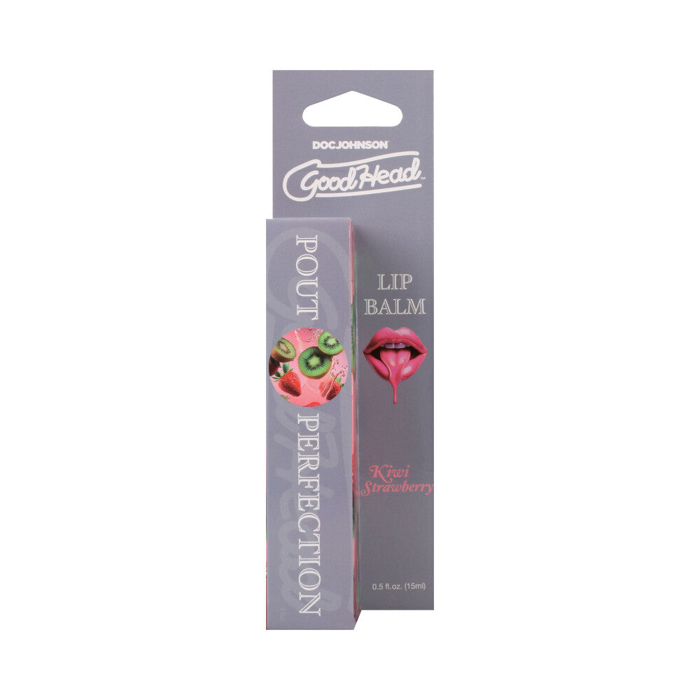 DOC JOHNSON - BÁLSAMO LABIAL GOODHEAD POUT PERFECTION FRESA KIWI