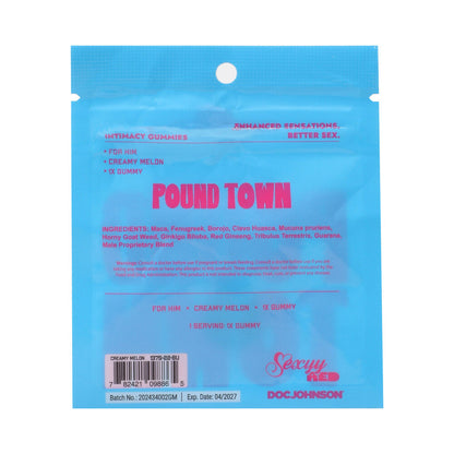 DOC JOHNSON - SEXYY RED HIS SEXUAL STIMULATION GUMMIES 12-PACK DISPLAY CREAMY MELON