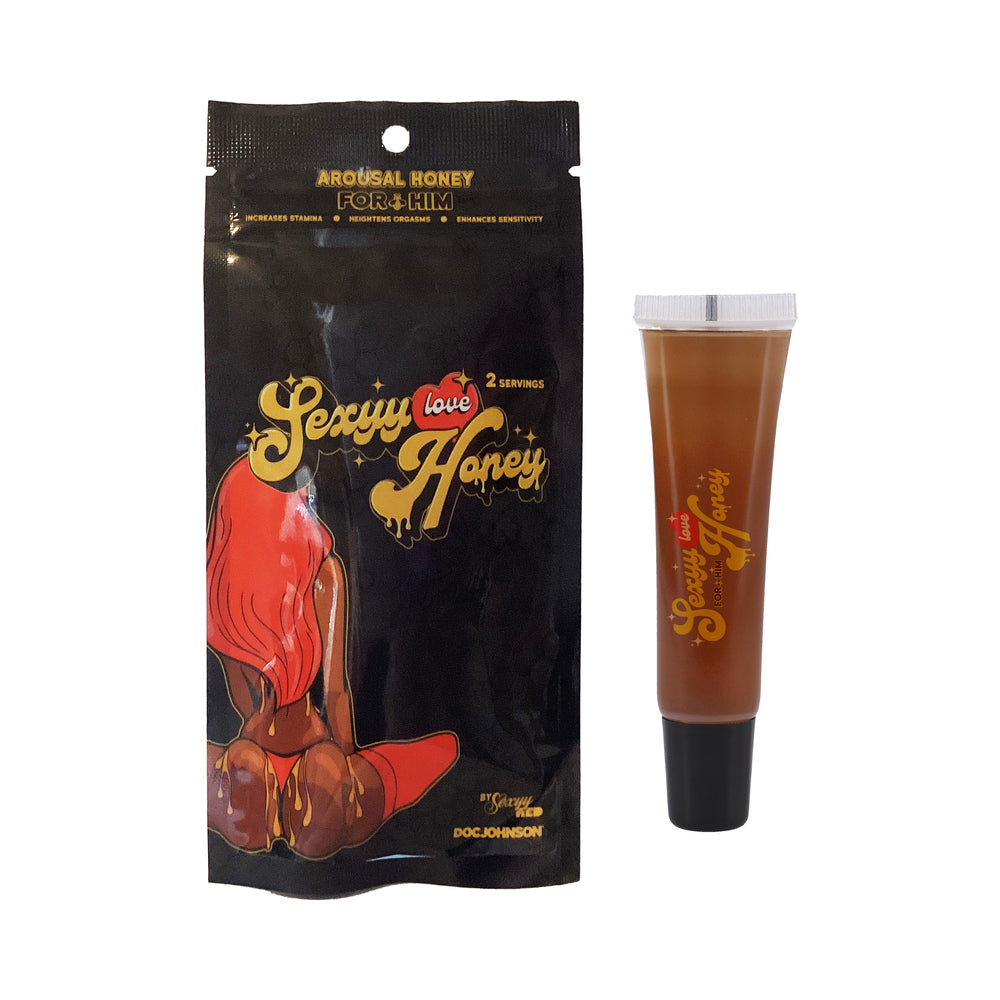 DOC JOHNSON - SEXYY RED HIS AROUSAL HONEY 12-PACK DISPLAY