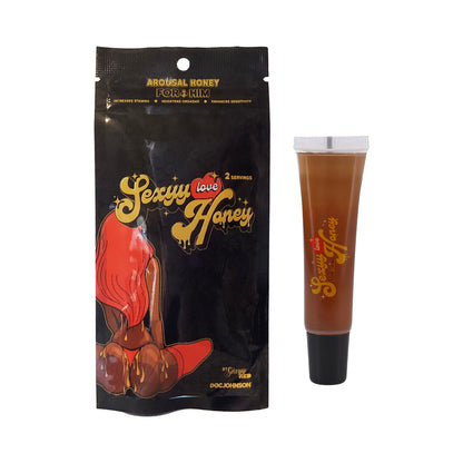 DOC JOHNSON - SEXYY RED HIS AROUSAL HONEY 12-PACK DISPLAY