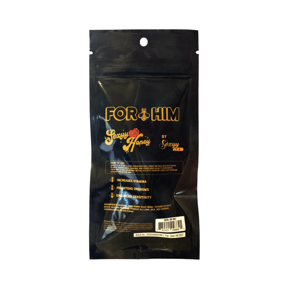 DOC JOHNSON - SEXYY RED HIS AROUSAL HONEY 12-PACK DISPLAY