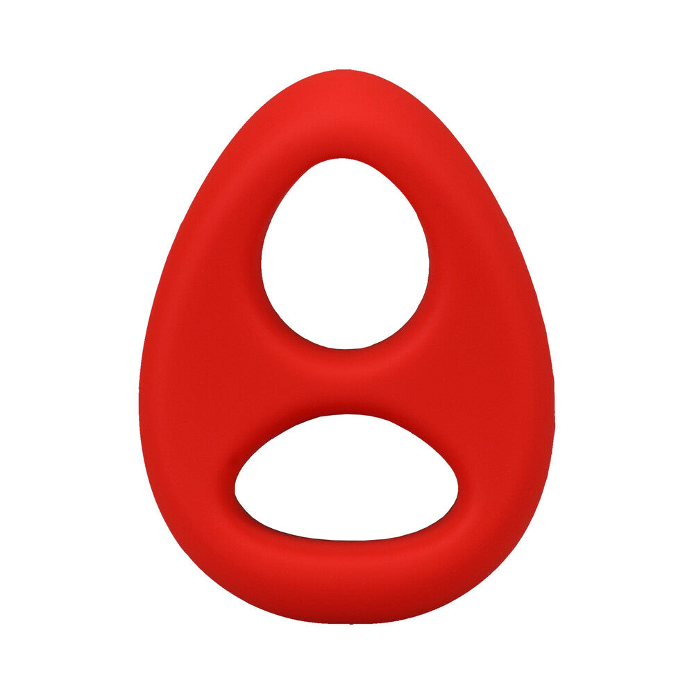 ROCK SOLID THE CODE SILICONE C-RING WITH BANDANA RED/BLACK