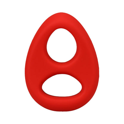 ROCK SOLID THE CODE SILICONE C-RING WITH BANDANA RED/BLACK