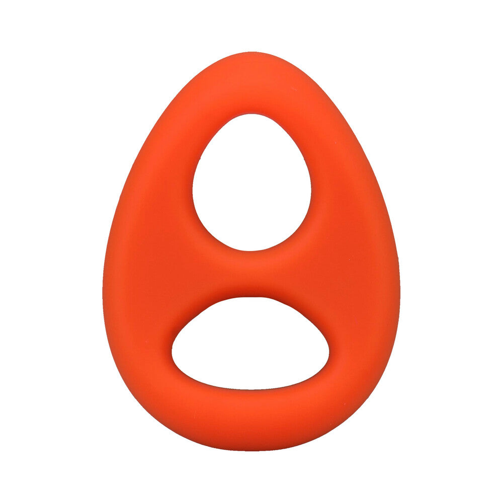 ROCK SOLID - THE CODE SILICONE C-RING WITH BANDANA ORANGE/BLACK