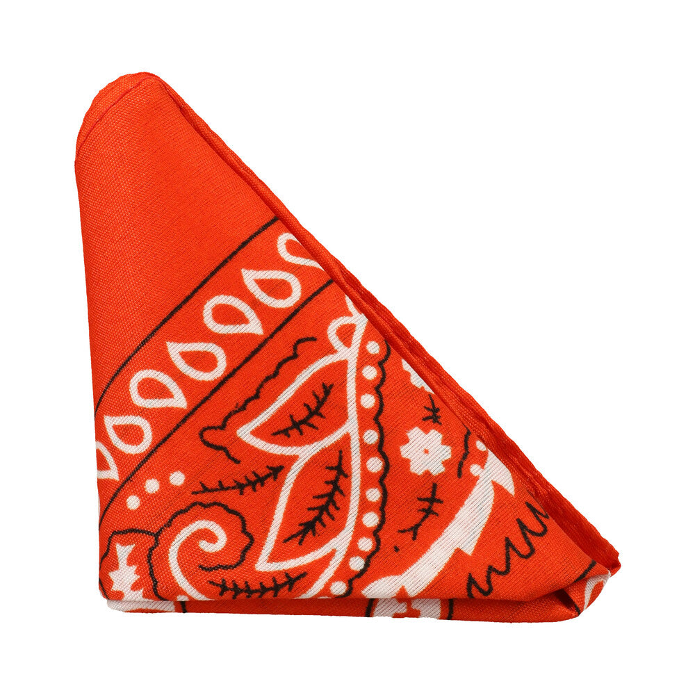ROCK SOLID - THE CODE SILICONE C-RING WITH BANDANA ORANGE/BLACK