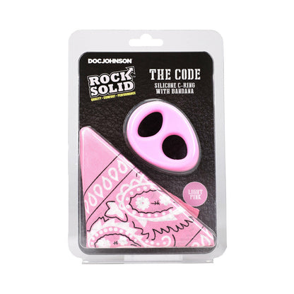 ROCK SOLID - THE CODE SILICONE C RING WITH BANDANA LIGHT
