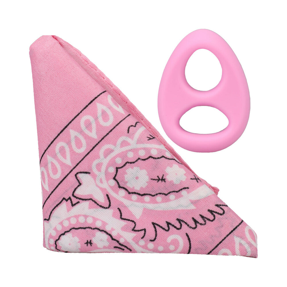 ROCK SOLID - THE CODE SILICONE C RING WITH BANDANA LIGHT