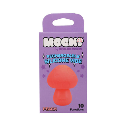 DOC JOHNSON - MOCHI MUSHROOM RECHARGEABLE SILICONE VIBE PEACH