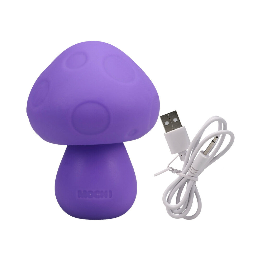 MOCHI MUSHROOM RECHARGEABLE SILICONE VIBE PURPLE