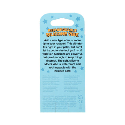 MOCHI MUSHROOM RECHARGEABLE SILICONE VIBE PURPLE