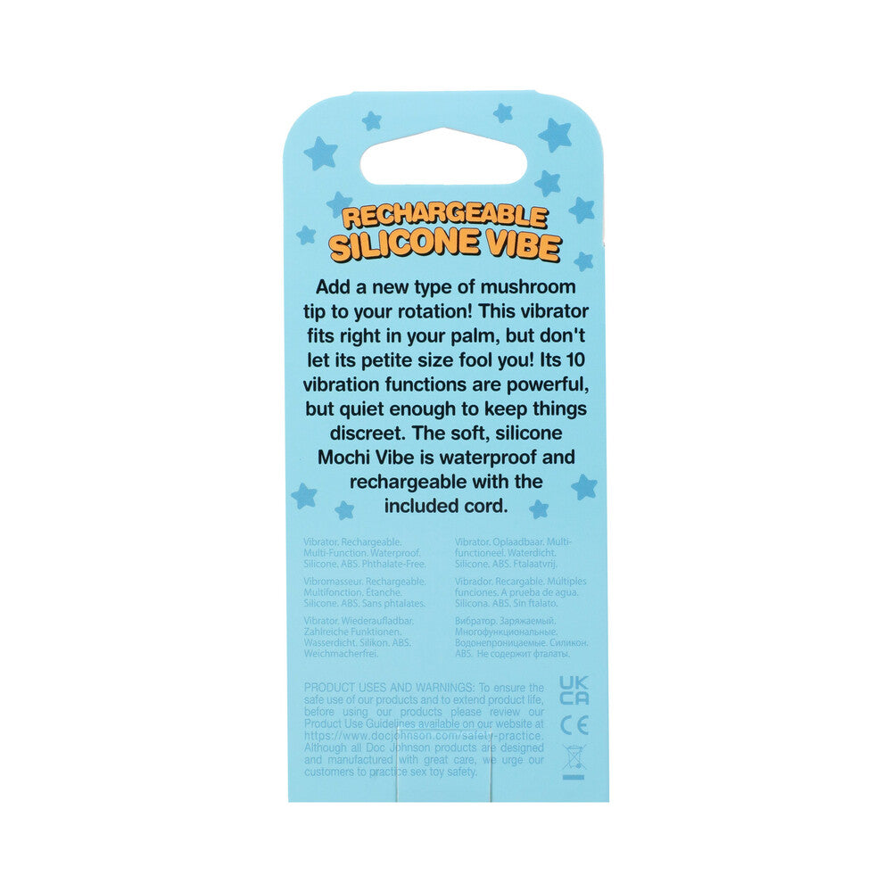 DOC JOHNSON - MOCHI MUSHROOM RECHARGEABLE SILICONE VIBE