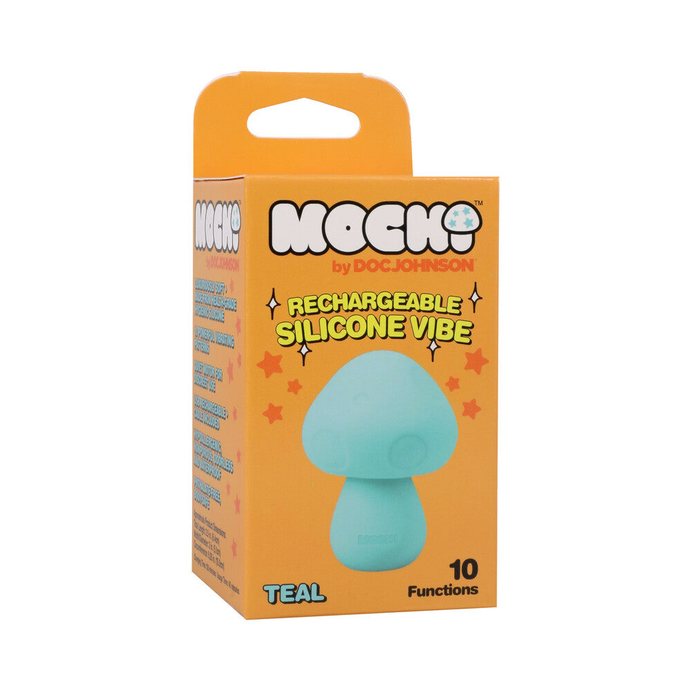MOCHI MUSHROOM RECHARGEABLE SILICONE VIBE TEAL