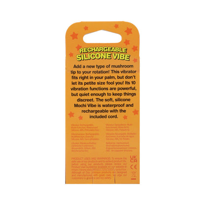 MOCHI MUSHROOM RECHARGEABLE SILICONE VIBE TEAL