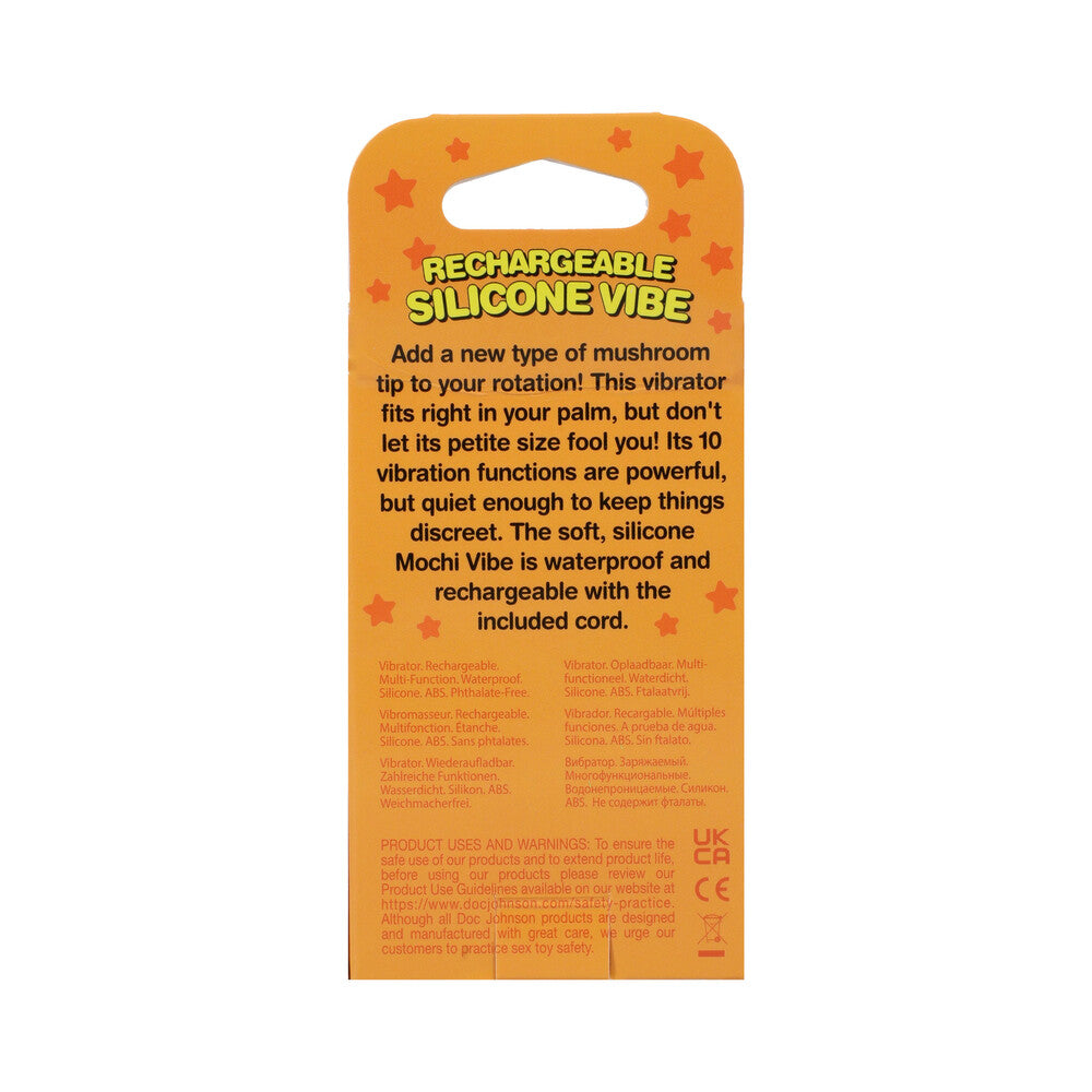 DOC JOHNSON - MOCHI MUSHROOM RECHARGEABLE SILICONE VIBE