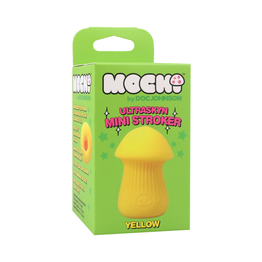 DOC JOHNSON - MOCHI ULTRASKYN MINI STROKER YELLOW