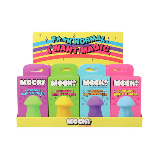 DOC JOHNSON - MOCHI ULTRASKYN MINI STROKER 12-PACK DISPLAY