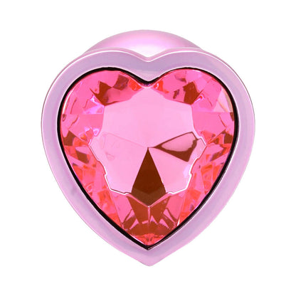 DOC JOHNSON - BOOTY BLING HEART DIAMOND JEWELED PLUG LARGE
