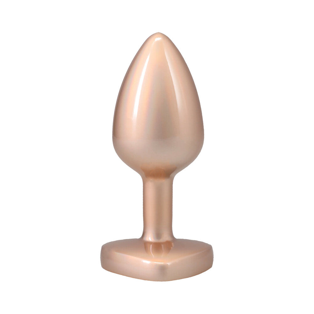 DOC JOHNSON - BOOTY BLING HEART DIAMOND JEWELED PLUG SMALL