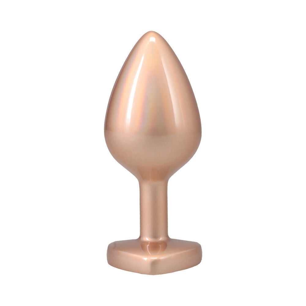 DOC JOHNSON - BOOTY BLING HEART DIAMOND JEWELED PLUG MEDIUM