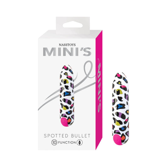 NASSTOYS - MINI''S SPOTTED BULLET WHITE